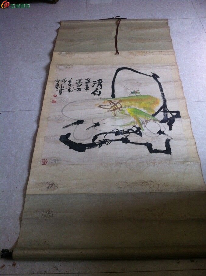 西安美院画家徐金宝作"清白"图