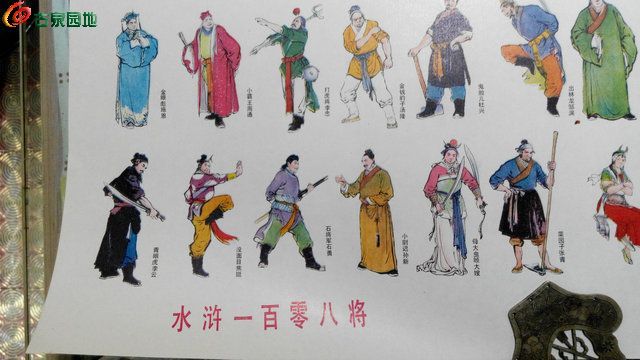 82年水浒108将 大型人物画