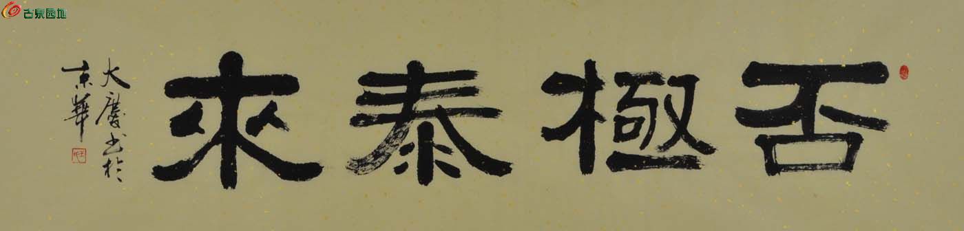 全国硬笔书法一等奖作者王大庆作品(否极泰来)