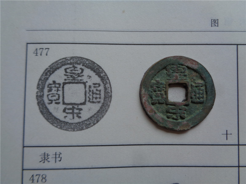 皇宋通宝隶书477号