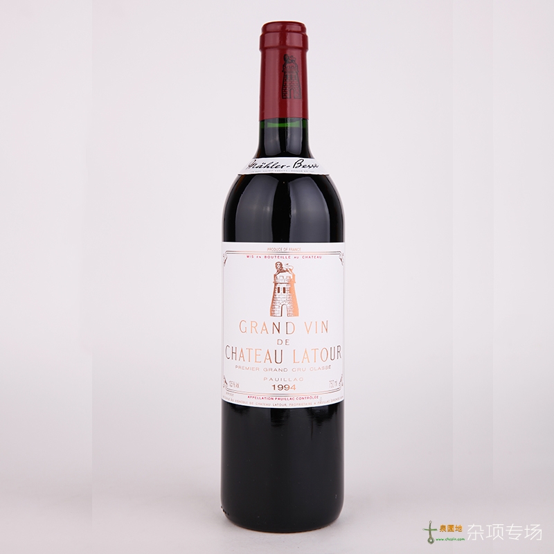 90#"拉图酒庄干红葡萄酒 1994年750ml"