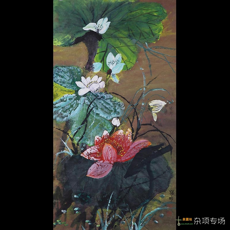 【95】王菊明(b.1940) 重彩花鸟-幽香