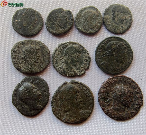 10枚古罗马铜币