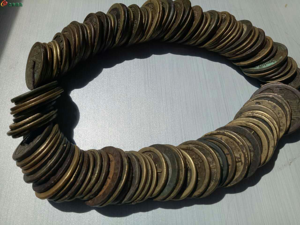 古代钱串图片