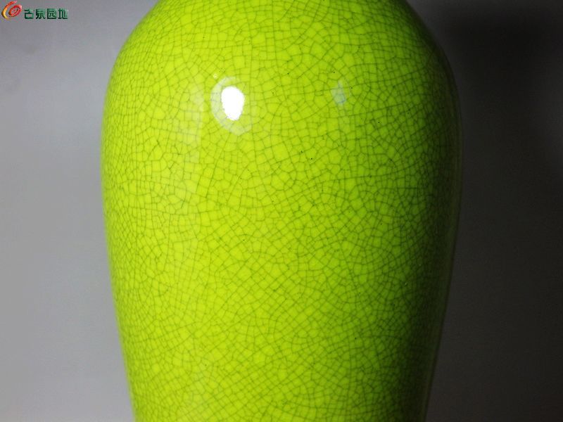 绿哥釉 观音瓶图片