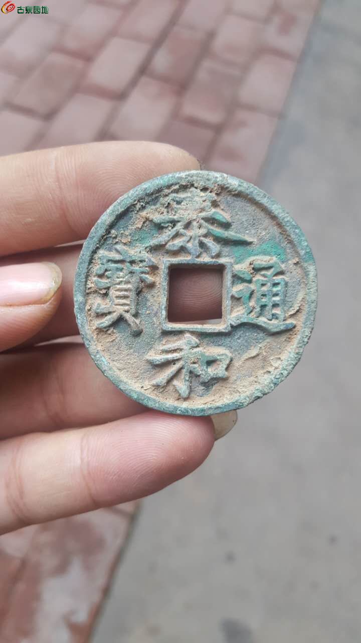 两枚泰和通宝(仿品)