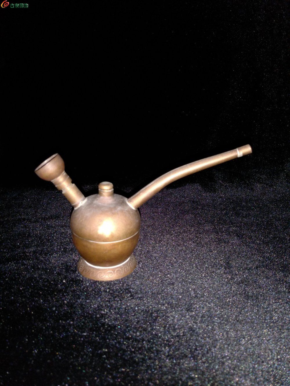 老铜水烟壶
