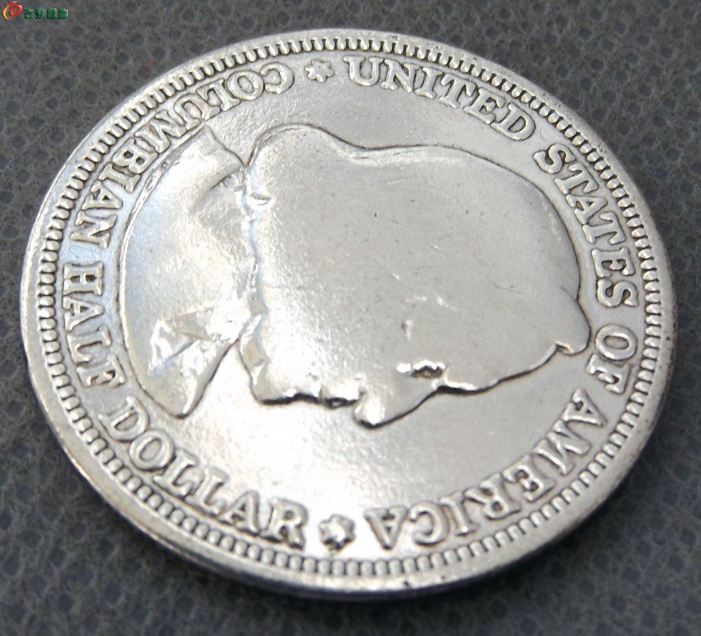 1893年哥伦布发现新大陆400周年中圆银币