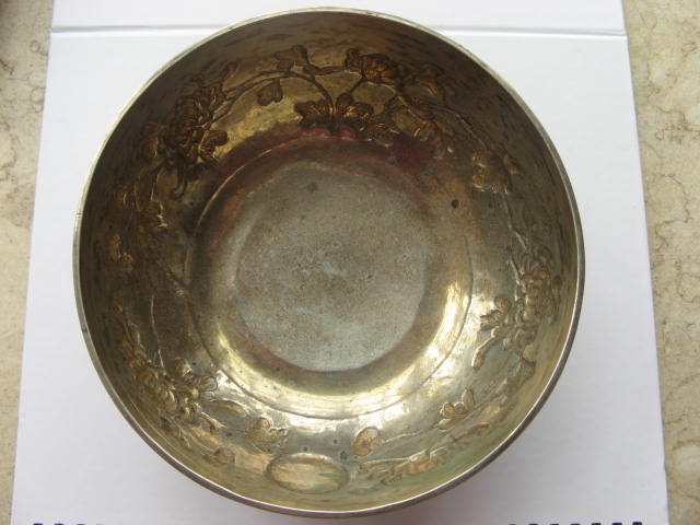 清朝银碗图片