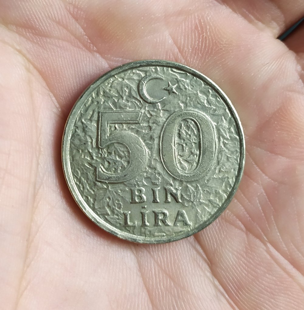 土耳其50000里拉硬币52枚