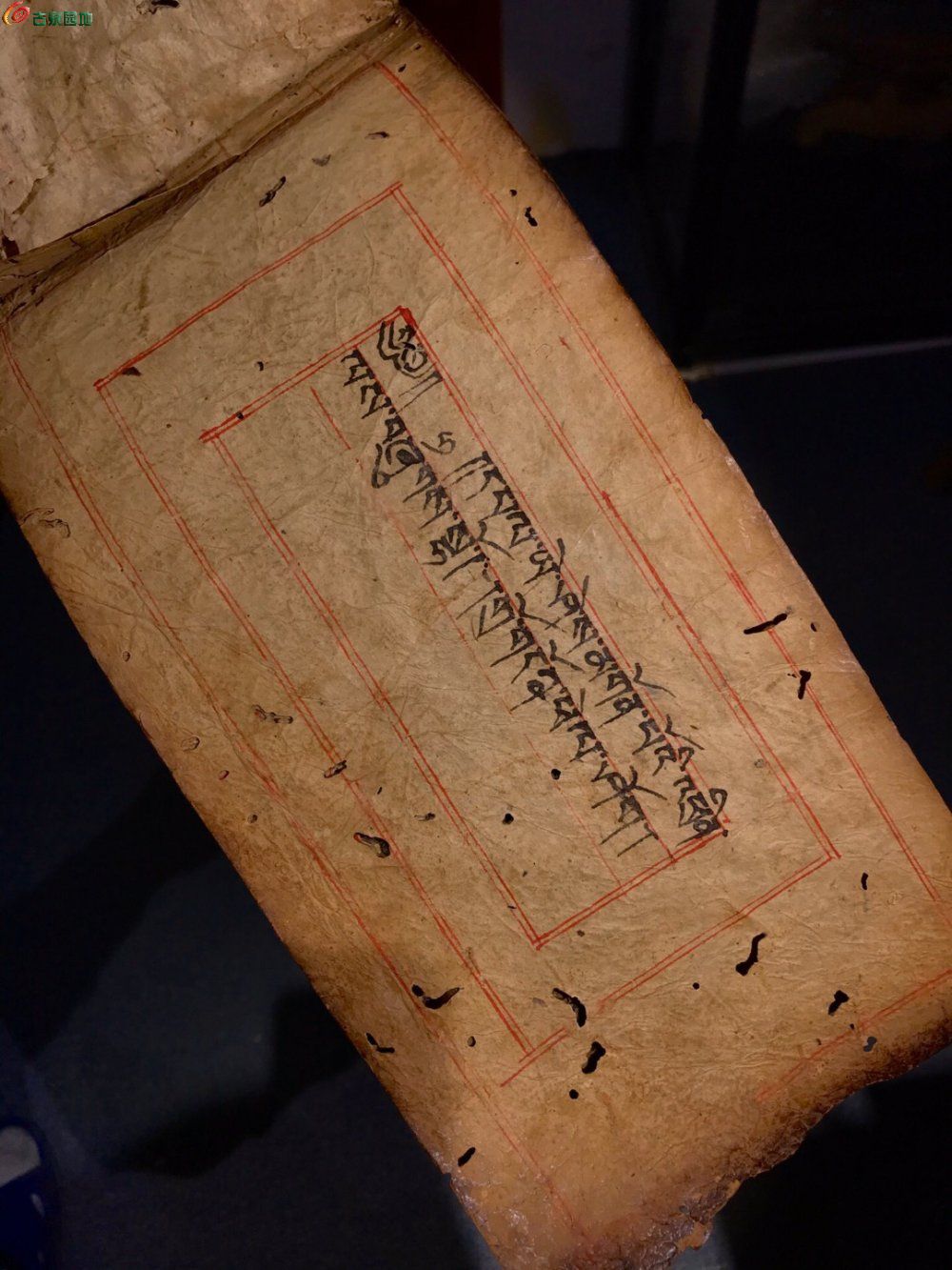 古老的一本梵文经书