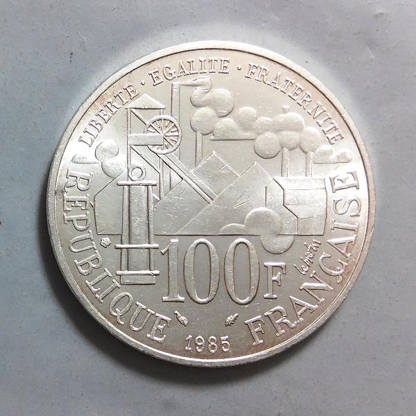100法国法郎图片